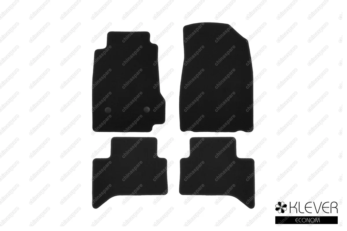 KLEVER01082201200k Коврики в салон Klever Econom CHEVROLET Trailblazer АКПП 2012->, внед., 4 шт. (текстиль)