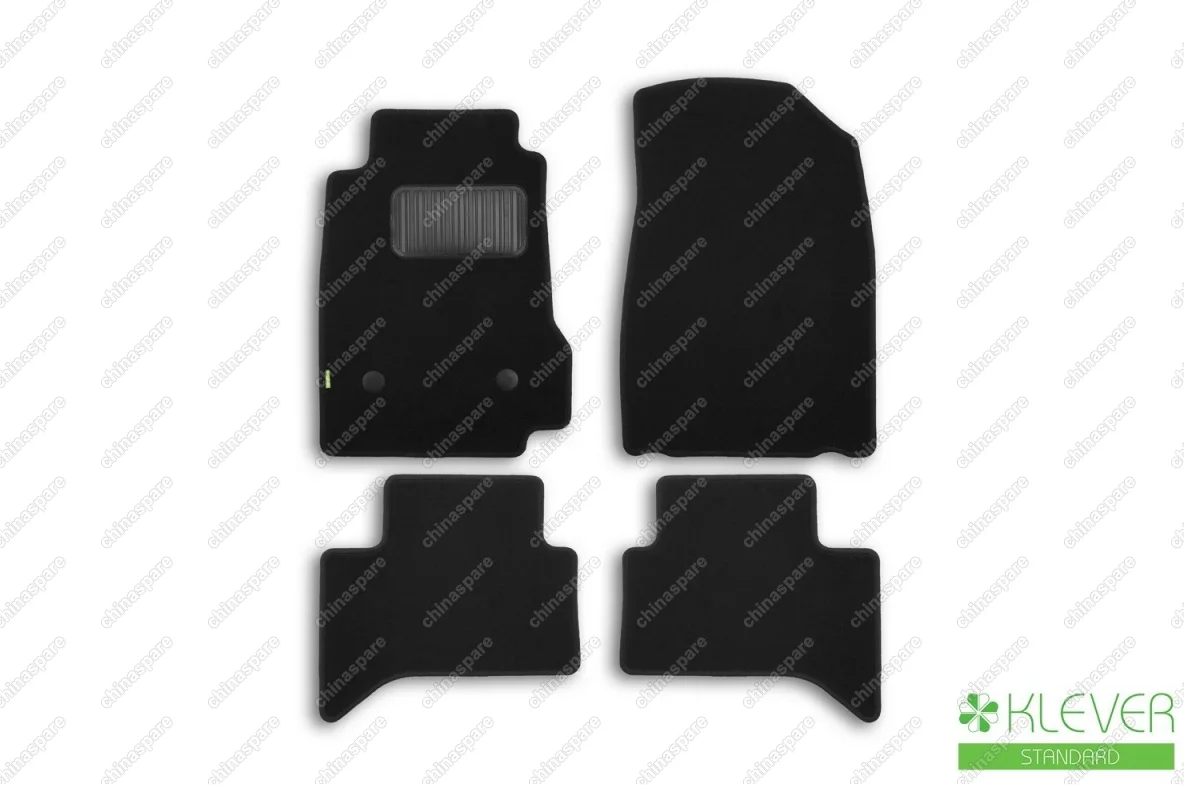KLEVER02082201210kh Коврики в салон Klever Standard CHEVROLET Trailblazer АКПП 2012->, внед., 4 шт. (текстиль)