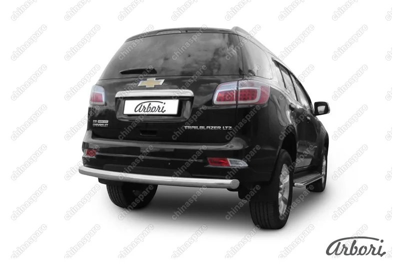 AFZDACHTB1211 Защита заднего бампера d76 Arbori нерж. сталь для CHEVROLET Trailblaizer 2012-2016