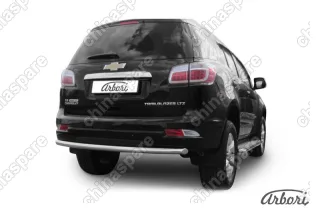 AFZDACHTB1213 Защита заднего бампера d57 Arbori нерж. сталь для CHEVROLET Trailblaizer 2012-2016