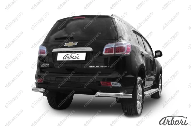AFZDACHTB1215 Уголки d76 Arbori нерж. сталь для CHEVROLET Trailblaizer 2012-2016