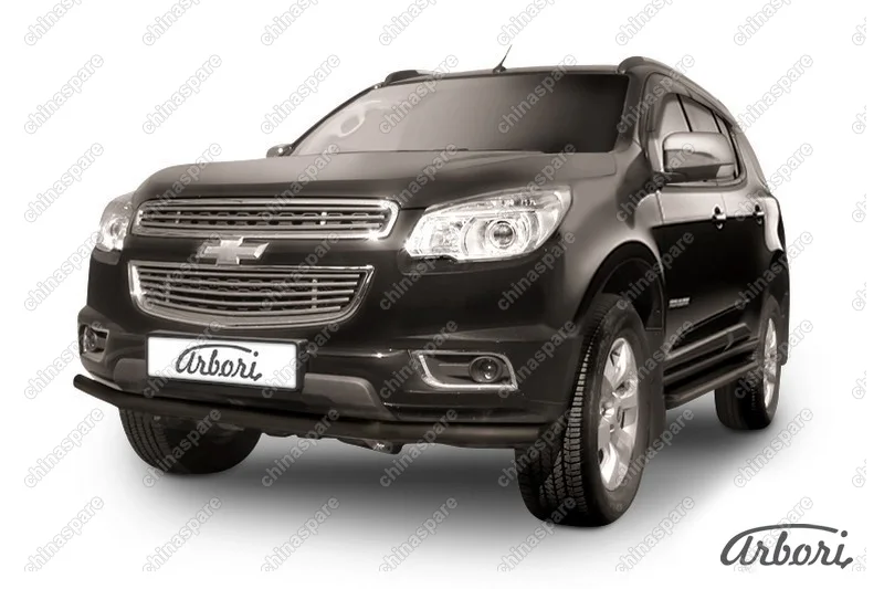 AFZDACHTB1205B Защита переднего бампера d57 Arbori черн. для CHEVROLET Trailblaizer 2012-2016