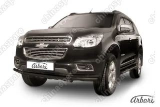 AFZDACHTB1205B Защита переднего бампера d57 Arbori черн. для CHEVROLET Trailblaizer 2012-2016