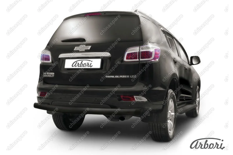AFZDACHTB1211B Защита заднего бампера d76 Arbori черн. для CHEVROLET Trailblaizer 2012-2016