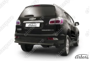 AFZDACHTB1213B Защита заднего бампера d57 Arbori черн. для CHEVROLET Trailblaizer 2012-2016