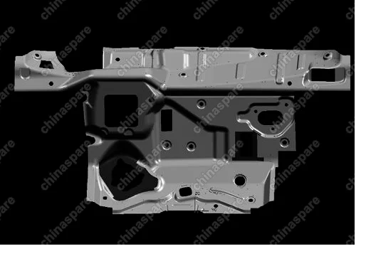 S125310029 Shock absorbing gasket upr - fr baffle Chery Kimo