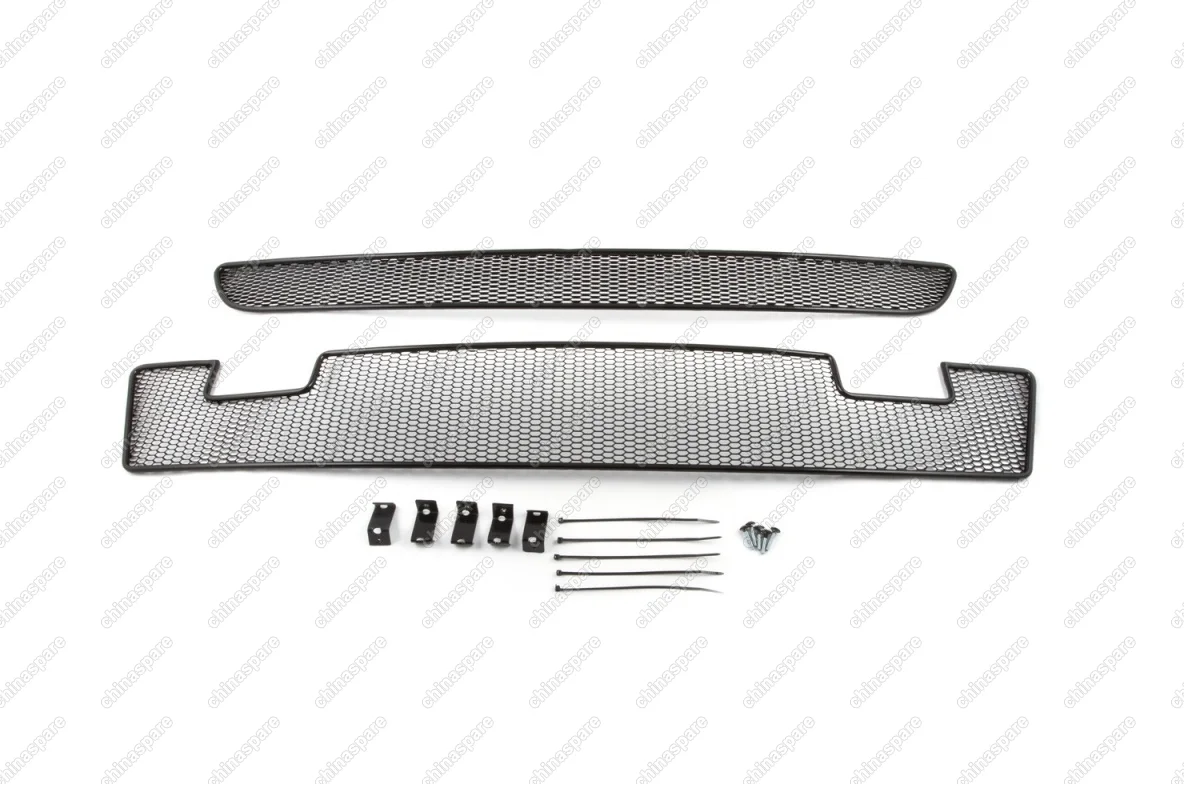 1110315201 Сетка на бампер внешняя для CITROEN Berlingo 2015->, 2 шт., черн., 20 мм (сота)