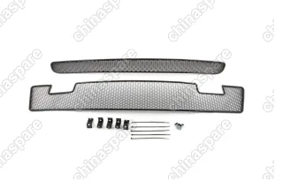 1110315201 Сетка на бампер внешняя для CITROEN Berlingo 2015->, 2 шт., черн., 20 мм (сота)