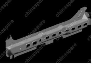 S125400710DY Усилитель порога левый Chery Kimo