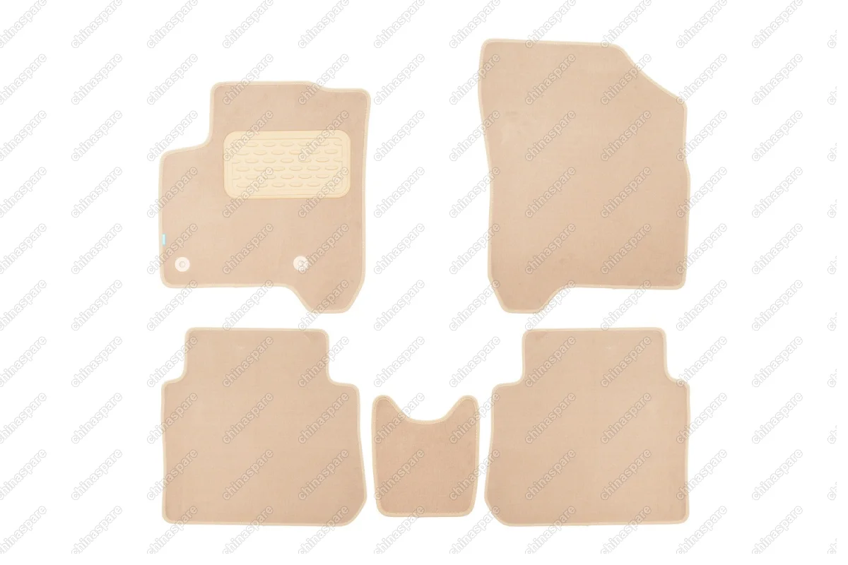 KLEVER04101722112kh Коврики в салон Klever Premium CITROEN C3 Picasso 2009-2012, ун., 5 шт. (текстиль, бежевые)
