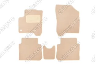 KLEVER04101722112kh Коврики в салон Klever Premium CITROEN C3 Picasso 2009-2012, ун., 5 шт. (текстиль, бежевые)