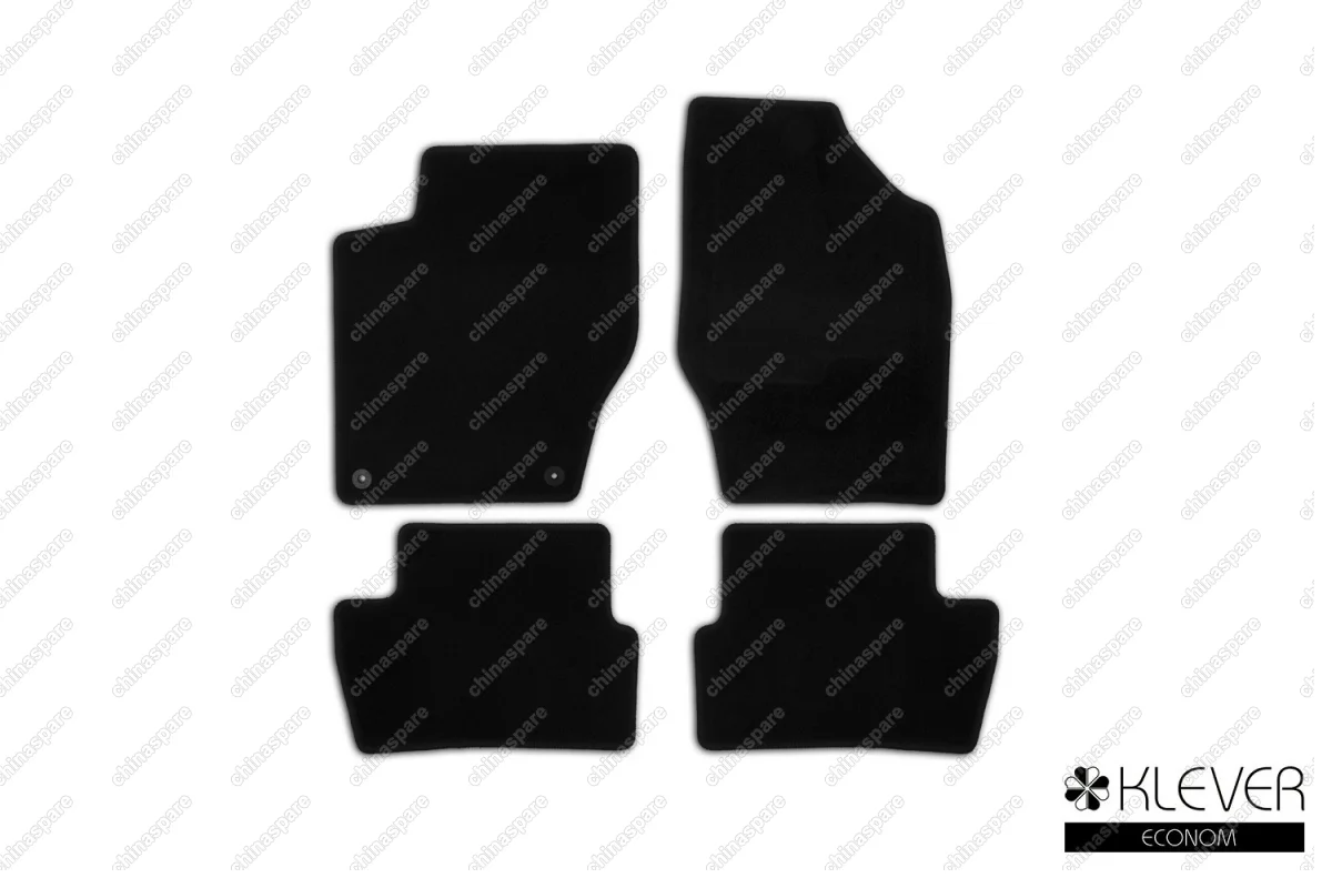 KLEVER011023101200k Коврики в салон Klever Econom CITROEN C4 2011->, сед., 4 шт. (текстиль)
