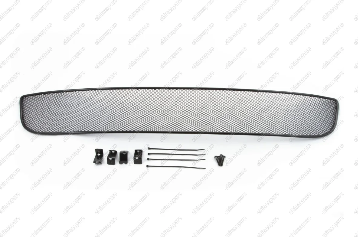 1110213101 Сетка на бампер внешняя для CITROEN C4 2013->, черн., 10 мм, для автомобилей без переднего парктроника