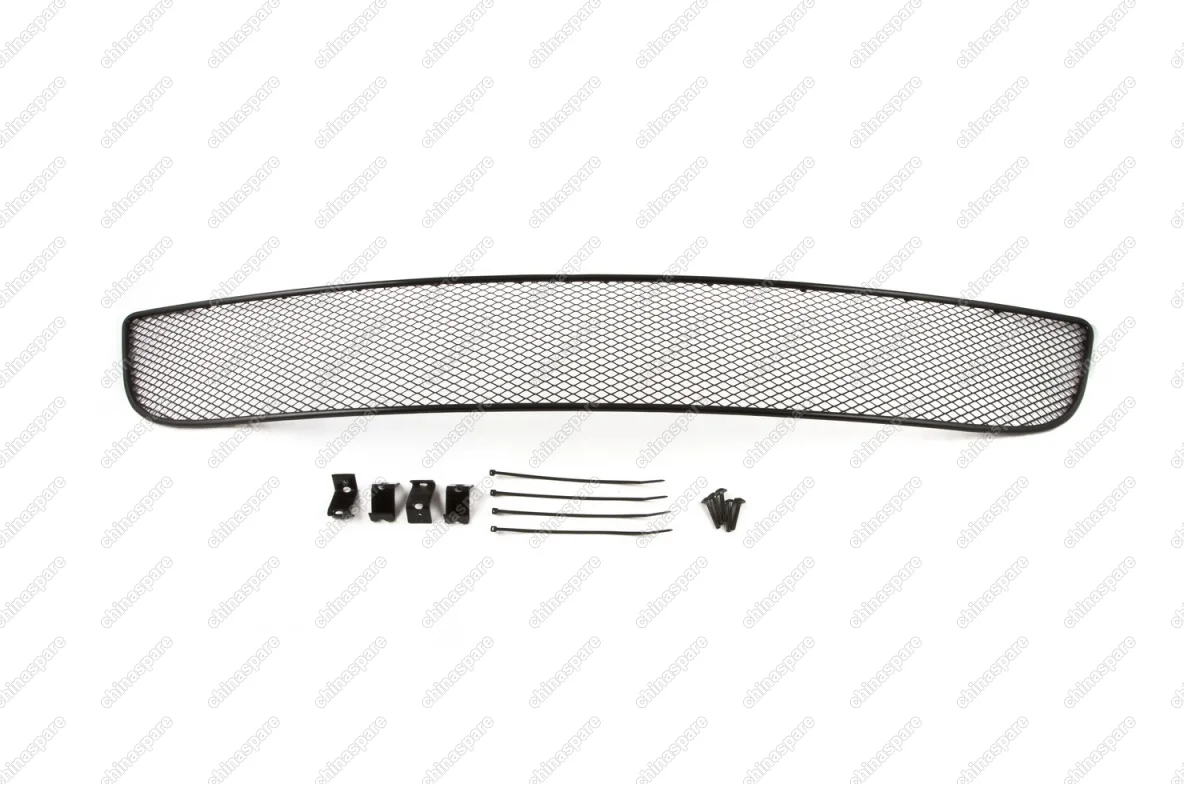 1110213151 Сетка на бампер внешняя для CITROEN C4 2013->, черн., 15 мм, для автомобилей без переднего парктроника