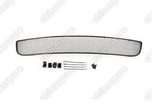 1110213151 Сетка на бампер внешняя для CITROEN C4 2013->, черн., 15 мм, для автомобилей без переднего парктроника