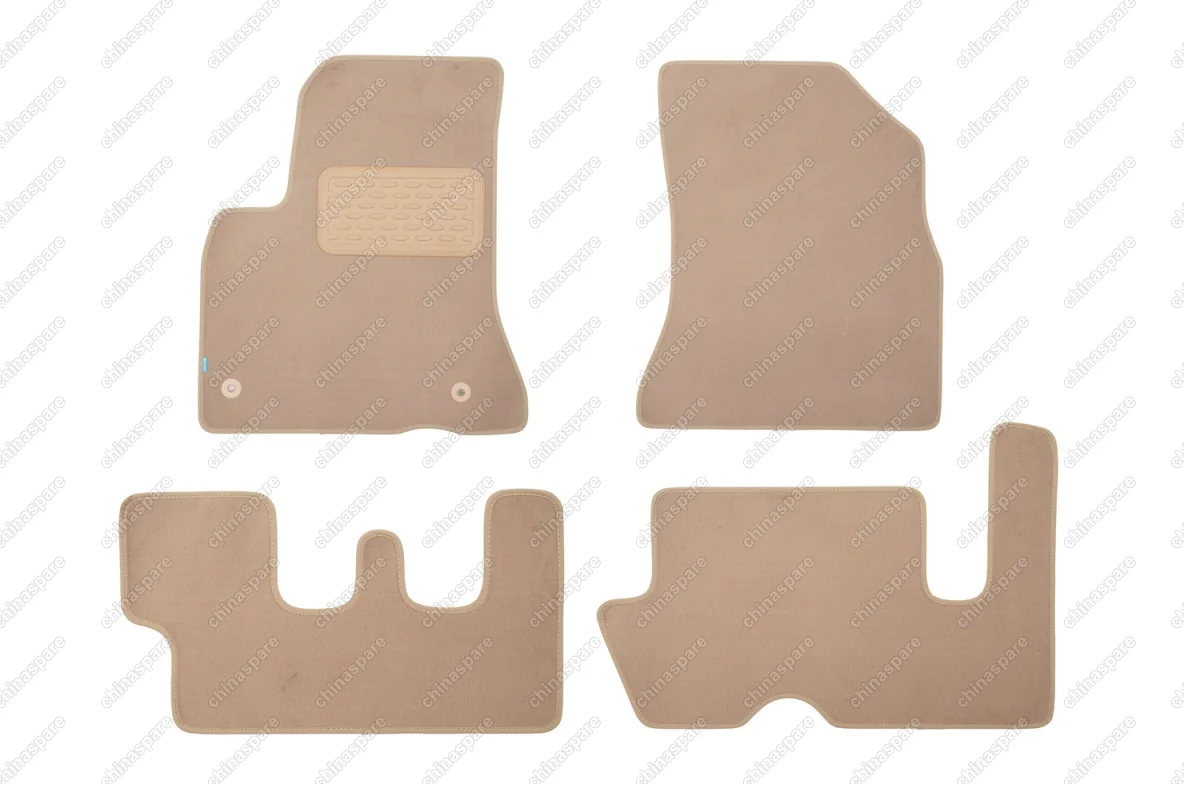 KLEVER04101322112kh Коврики в салон Klever Premium CITROEN Grand C4 Picasso АКПП 2006-2014, мв., 6 шт. (текстиль, бежевые)