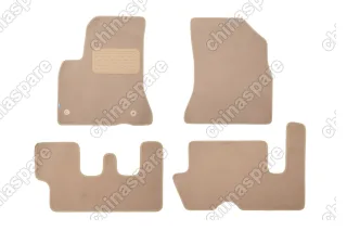 KLEVER04101322112kh Коврики в салон Klever Premium CITROEN Grand C4 Picasso АКПП 2006-2014, мв., 6 шт. (текстиль, бежевые)