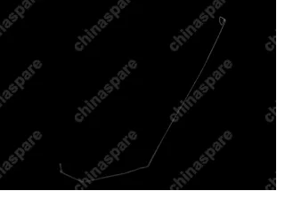 Трубка тормозная задняя правая Chery Kimo
