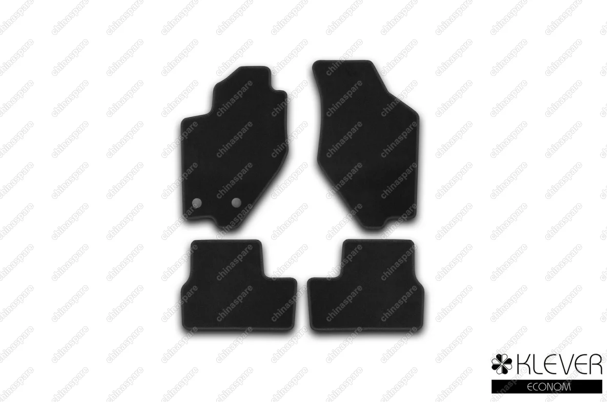 Коврики в салон Klever Econom DATSUN on-DO 2014->/ mi-DO 2015->, 4 шт. (текстиль)