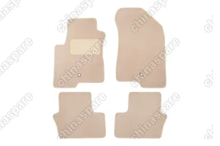 Коврики в салон Klever Premium DODGE Caliber АКПП 2006-2013, хб., 4 шт. (текстиль, бежевые)