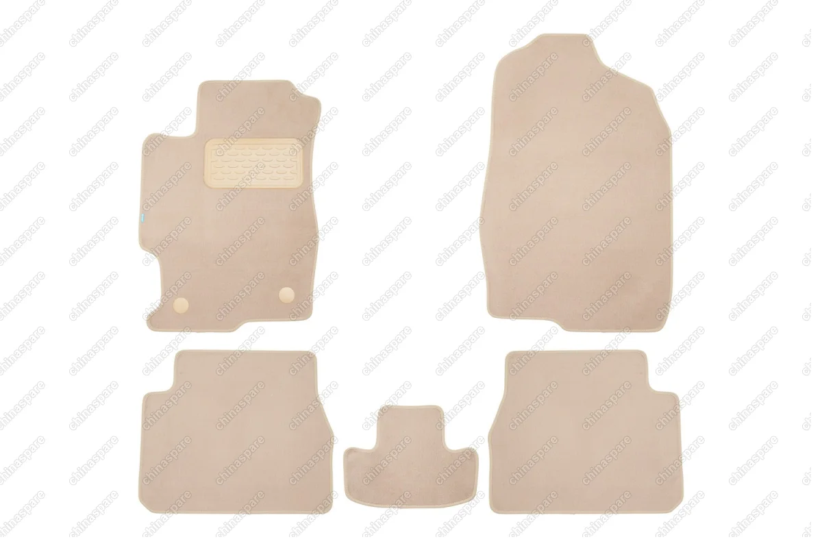 Коврики в салон Klever Premium FAW Besturn B50 2012->, сед., 5 шт. (текстиль, бежевые)