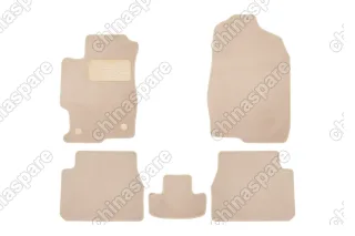 Коврики в салон Klever Premium FAW Besturn B50 2012->, сед., 5 шт. (текстиль, бежевые)