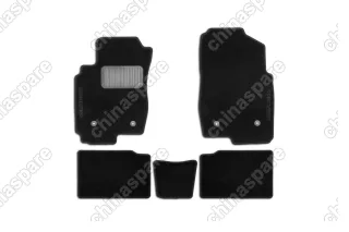 FAW1410200 Коврики в салон с логотипом FAW X80, 2017->, кросс., 5 шт. (текстиль)