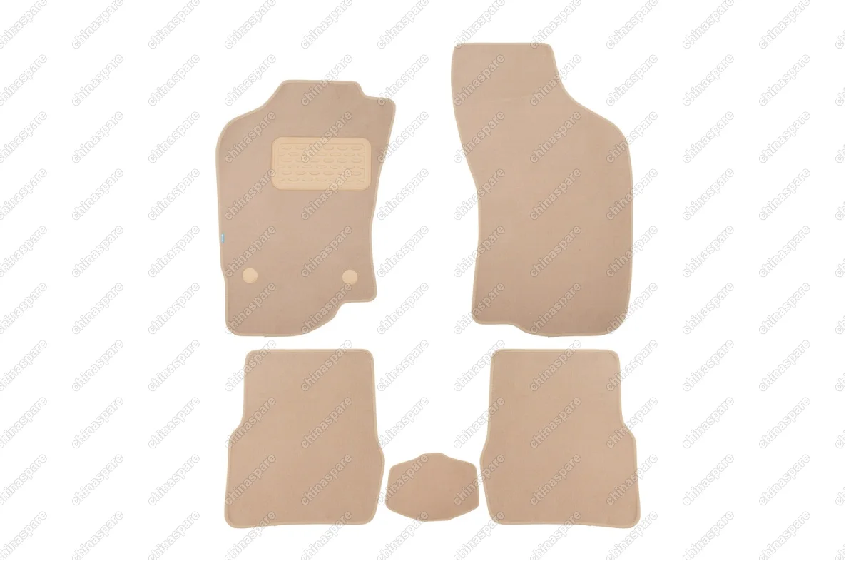 Коврики в салон Klever Premium FIAT Albea 2002-2012, сед., 5 шт. (текстиль, бежевые)