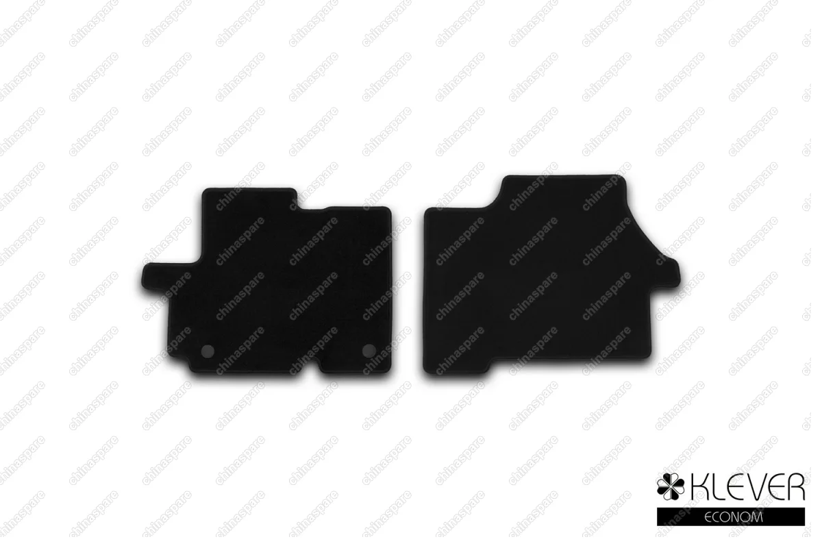 KLEVER011528101200k Коврики в салон Klever Econom FIAT Ducato 2012->, фург., 2 шт. (текстиль)