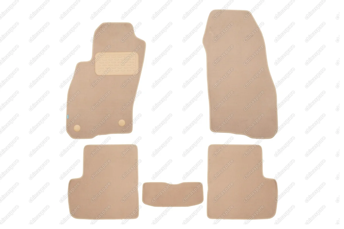 Коврики в салон Klever Premium FIAT Grande Punto 5D 2005-2011, хб., 5 шт. (текстиль, бежевые)