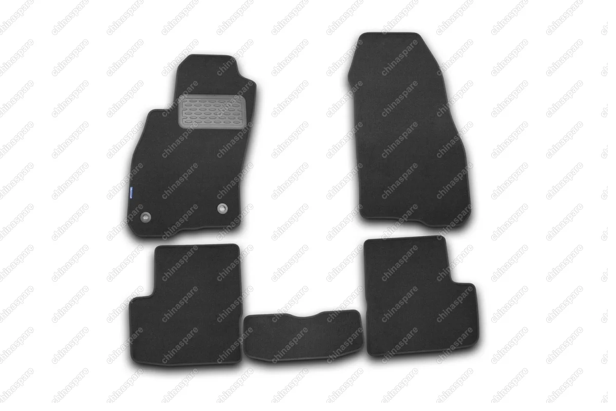 Коврики в салон FIAT Grande Punto 5D 2005->, хб., 5 шт. (текстиль)