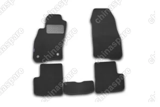 Коврики в салон FIAT Grande Punto 5D 2005->, хб., 5 шт. (текстиль)