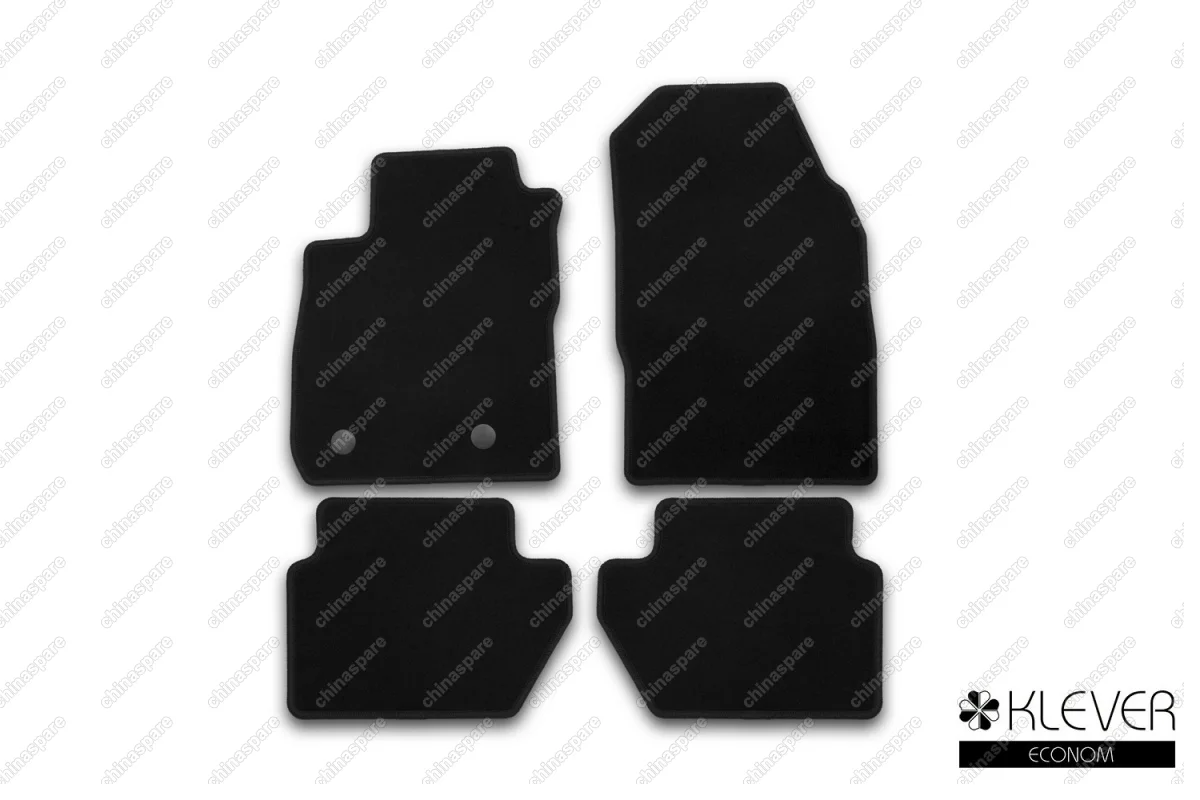 KVR01169101200k Коврики в салон Klever Econom FORD Ecosport 2014-2018, кросс., 4 шт. (текстиль)