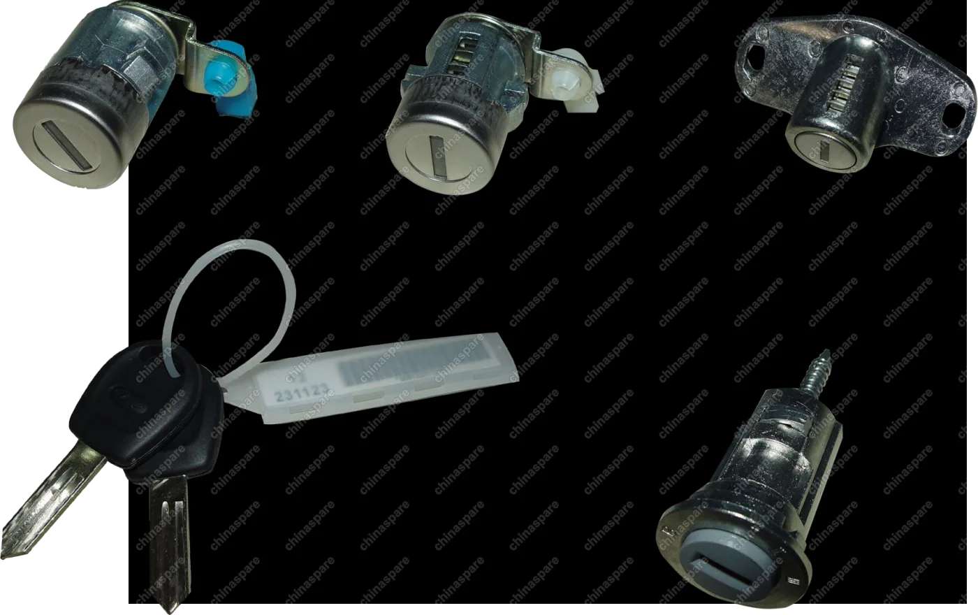 S116105P Замок комплект личинки + ключи Chery QQ