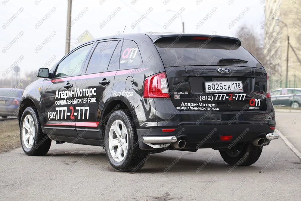 FEDG765036 Защита задняя уголки d76,Ford Edge 2014-, FEDG.76.5036