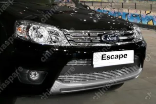 FESC972112 Декоративный элемент воздухозаборника d10 (3 эл.: верх-2х3, низ-1х5 труб.) "Ford Escape" 2008- хром, FESC.97.2112