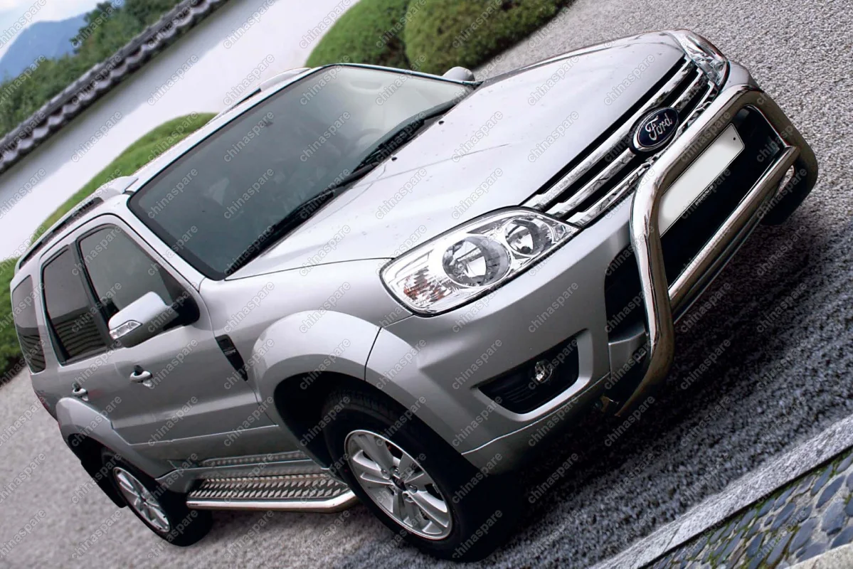 FESC560737 Решетка передняя мини d 76 низкая с перемычкой "Ford Escape" 2008-, FESC.56.0737