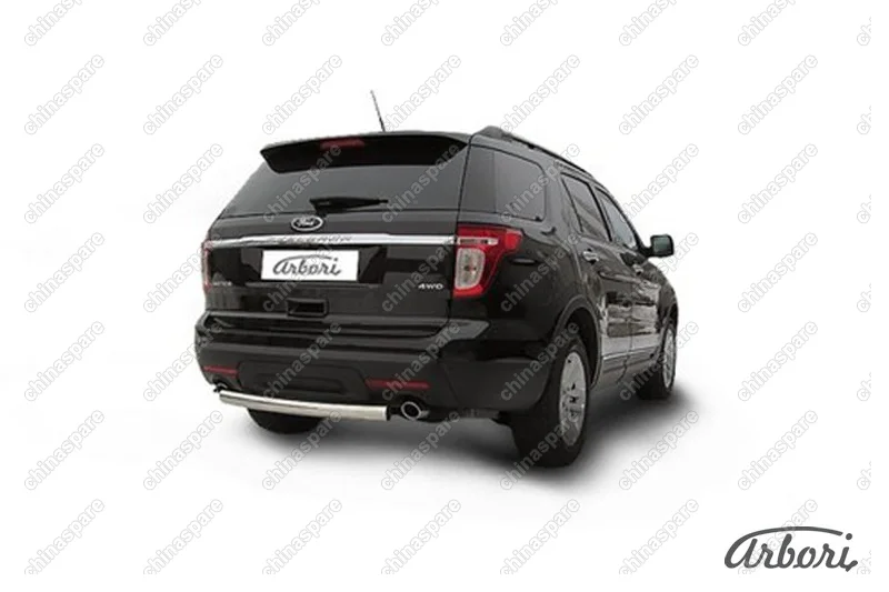 AFZDAFEX08 Защита заднего бампера d76 Arbori нерж. сталь для Ford EXPLORER 2012-2015