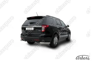 AFZDAFEX10 Уголки d76 Arbori нерж. сталь для Ford EXPLORER 2012-2015