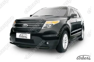 AFZDAFEX04B Защита переднего бампера d57 Arbori черн. для Ford EXPLORER 2012-2015