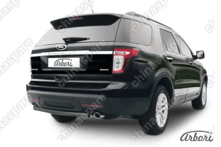 AFZDAFEX09B Защита заднего бампера d57 Arbori черн. для Ford EXPLORER 2012-2015
