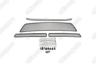 1171515151 Сетка на бампер внешняя для FORD Explorer 2015-2018, 4 шт., черн., 15 мм, для автомобилей с камерой