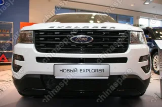 1171515151 Сетка на бампер внешняя для FORD Explorer 2015-2018, 4 шт., черн., 15 мм, для автомобилей с камерой