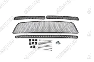 1171515201 Сетка на бампер внешняя для FORD Explorer 2015-2018, 4 шт., черн., 20 мм (сота), для автомобилей с камерой