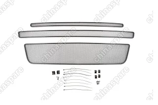 1171615101 Сетка на бампер внешняя для FORD Explorer 2015-2018, 3 шт., черн., 10 мм, для автомобилей без камеры