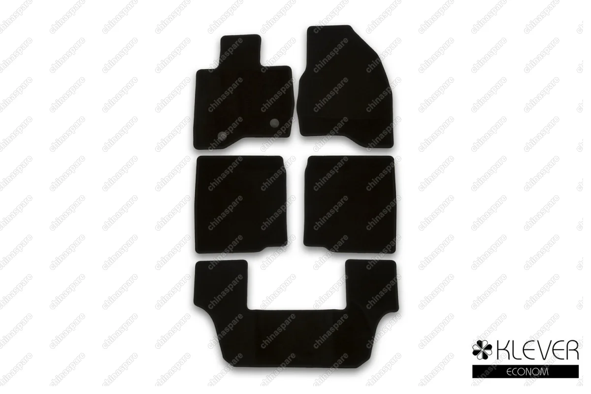 KLEVER011670101200k Коврики в салон Klever Econom FORD Explorer, 2016-2018, кросс., 5 шт. (текстиль)