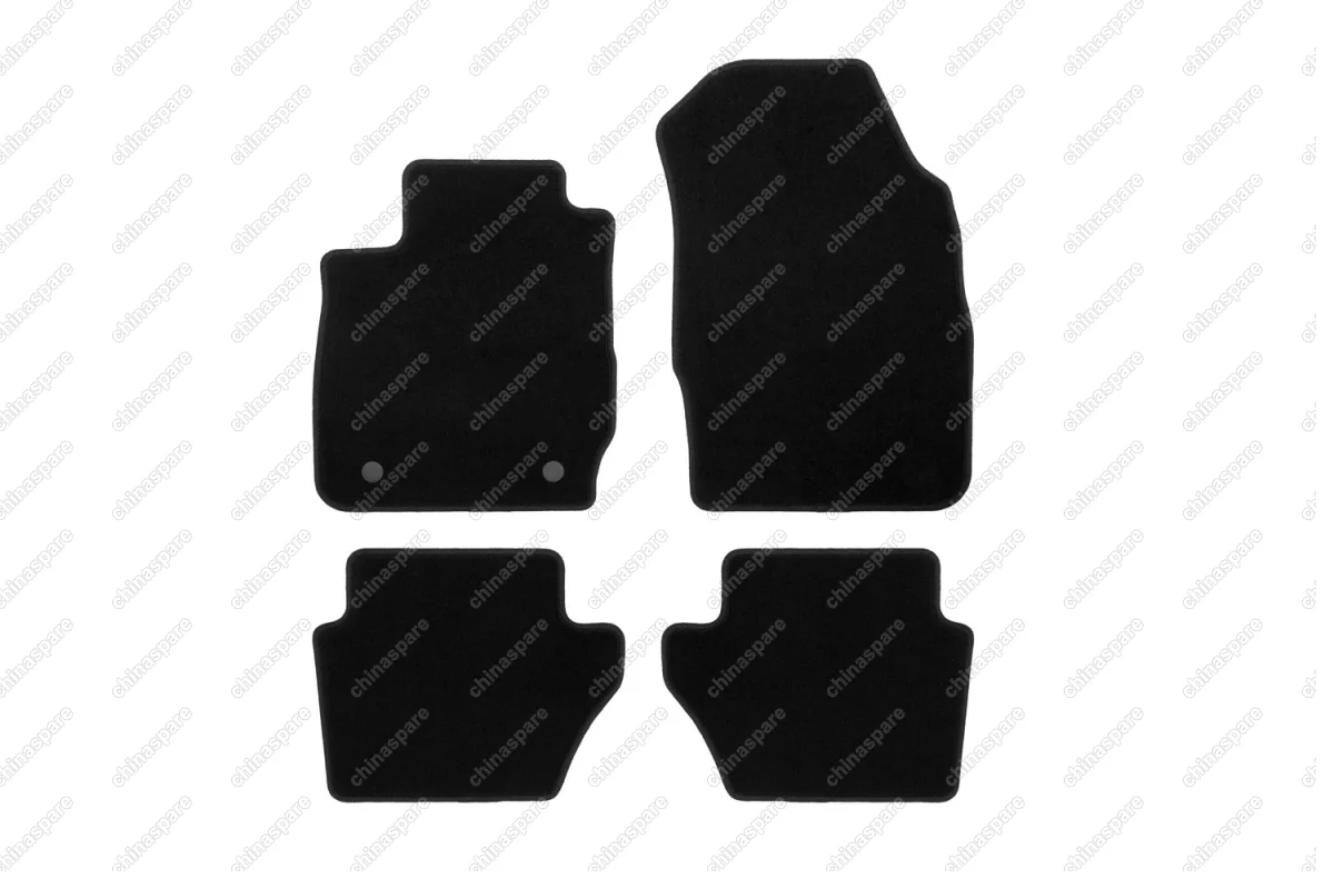 KLEVER01162301200k Коврики в салон Klever Econom FORD Fiesta 3D 2008-2012, хб., 4 шт. (текстиль)