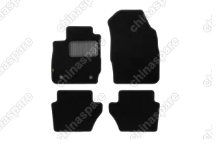 KLEVER02162301210kh Коврики в салон Klever Standard FORD Fiesta 3D 2008-2012, хб., 4 шт. (текстиль)