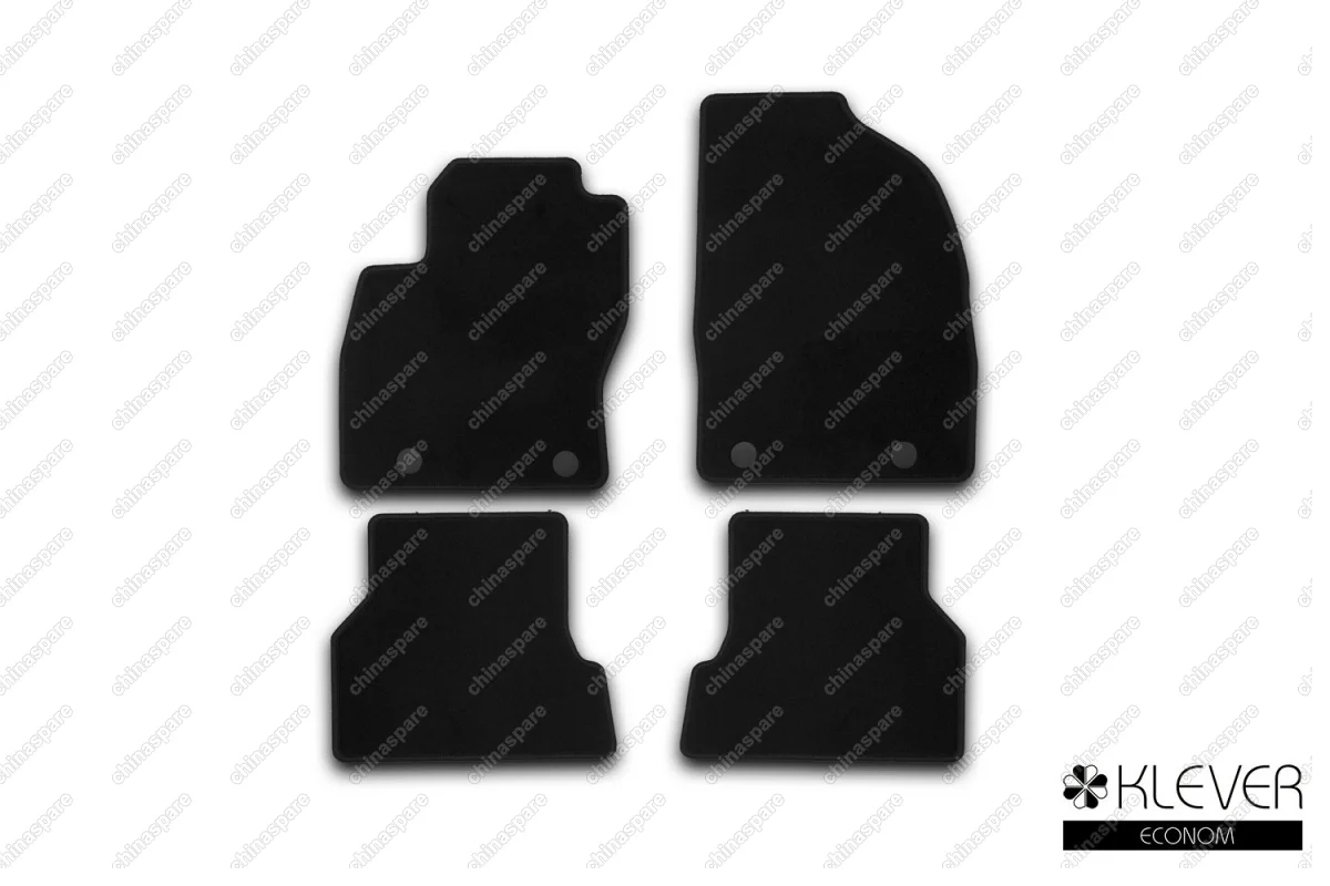 KLEVER011602101200k Коврики в салон Klever Econom FORD Focus 2, 2004-2011 сед., 4 шт. (текстиль)