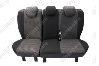 1762481CB Автомобильные чехлы, жаккард - черная эко-кожа для FORD Focus 2011-, кроме комплектации Titanium